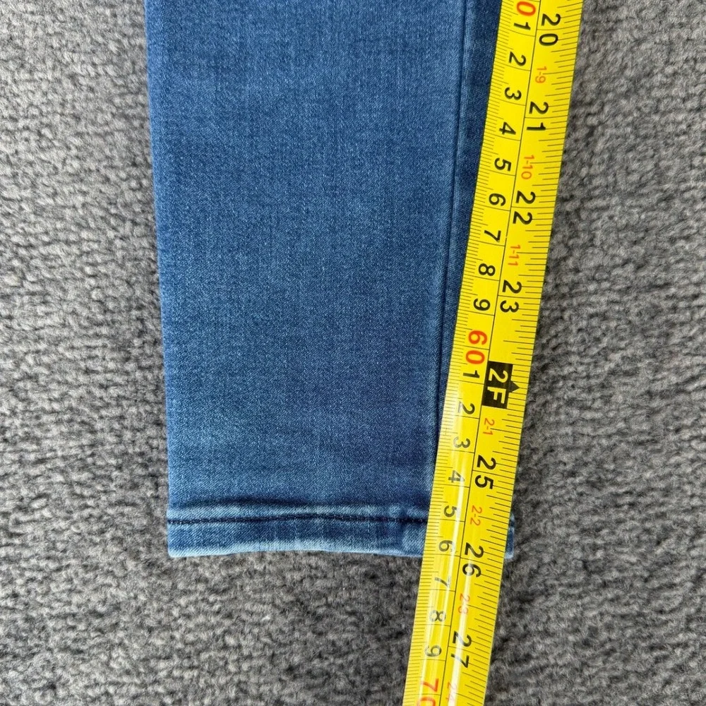 Levis Runaround Super Skinny Jeans Womens XS High Rise Medium Wash Blue Denim - Picture 8 of 12